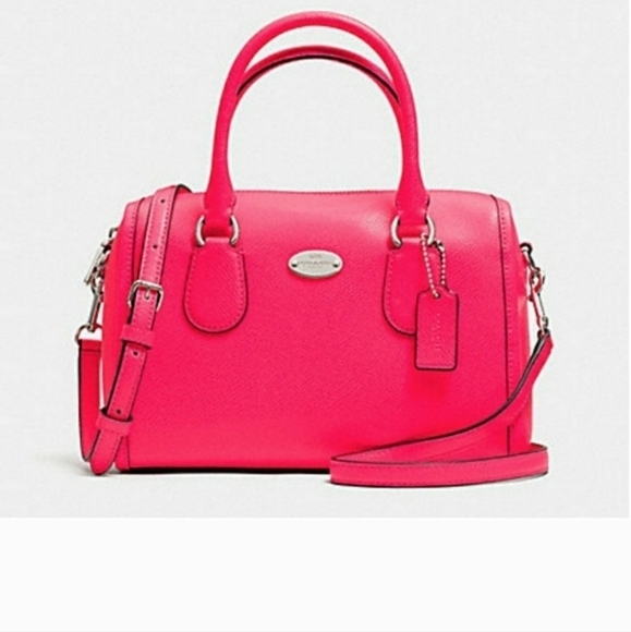 Coach Barbie Pink Crossbody/satchel in Bennett leather in excellent condition - Picture 1 of 6